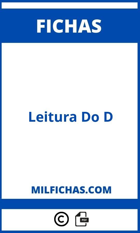 Ficha De Leitura Do D