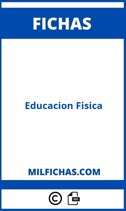 Fichas De Educacion Fisica Para Imprimir