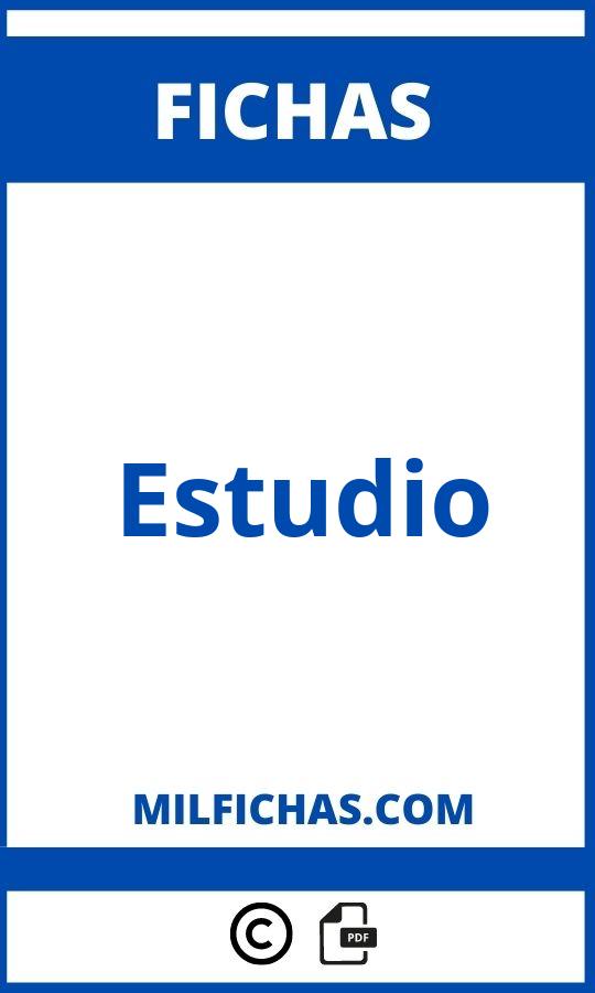 Fichas De Estudio Para Imprimir