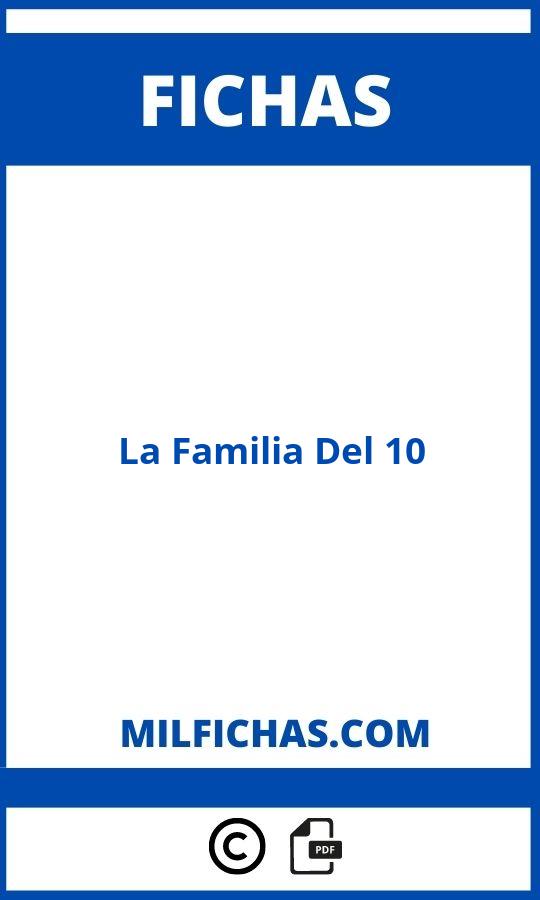 Fichas De La Familia Del 10