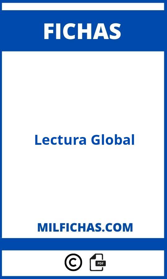 Fichas Lectura Global Para Imprimir